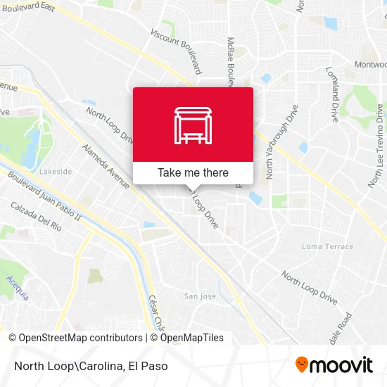 Mapa de North Loop\Carolina