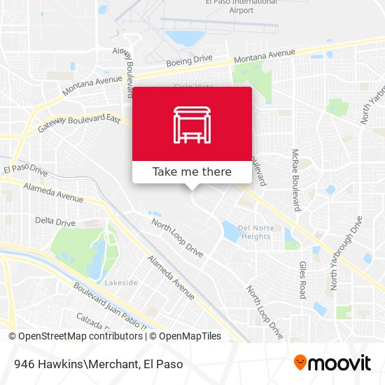 946 Hawkins\Merchant map