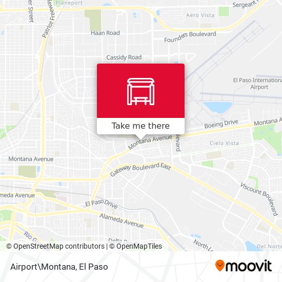 Airport\Montana map