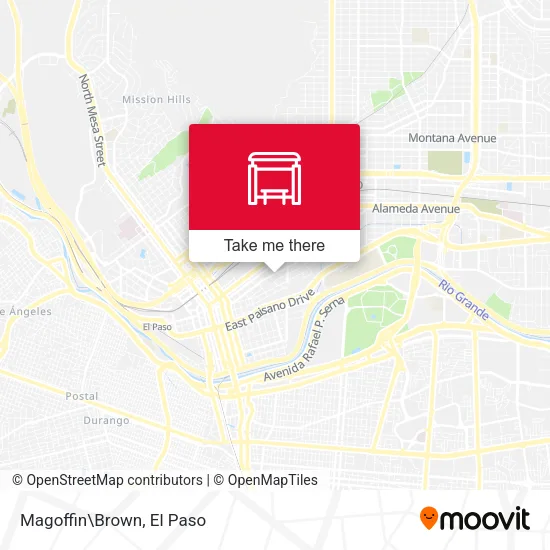 Mapa de Magoffin\Brown