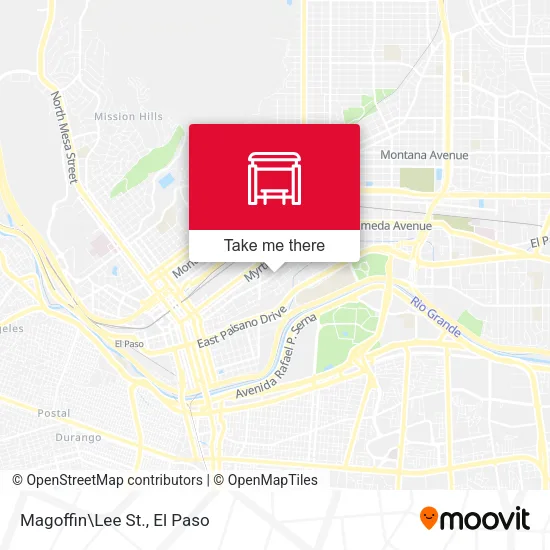 Mapa de Magoffin\Lee St.