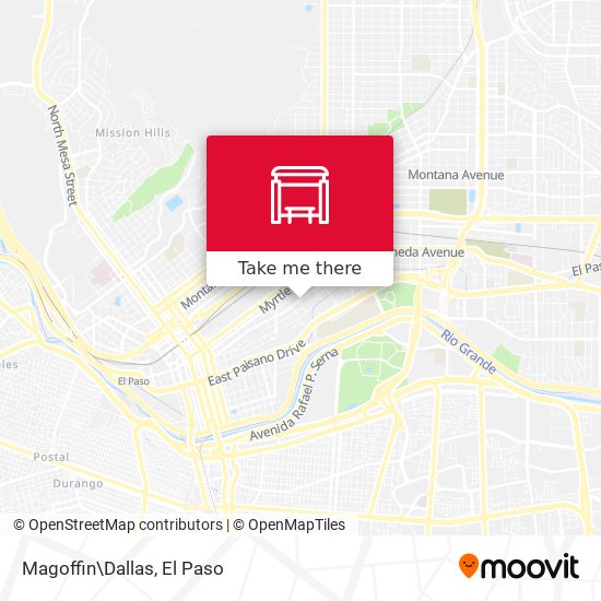Mapa de Magoffin\Dallas