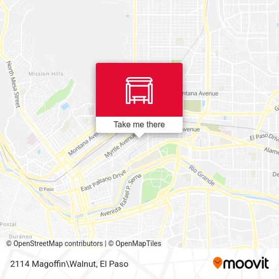 2114 Magoffin\Walnut map
