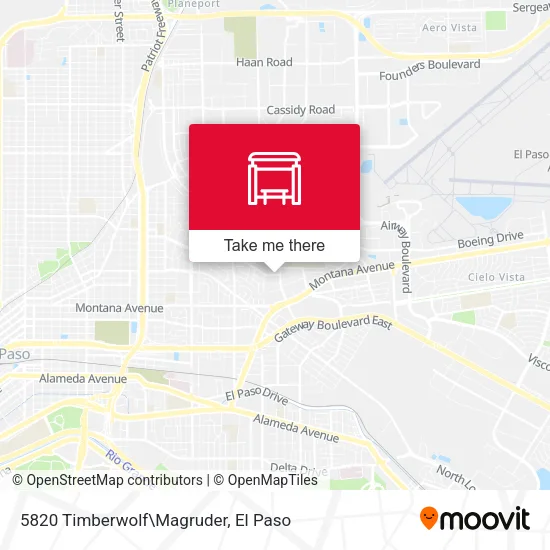 Mapa de 5820 Timberwolf\Magruder