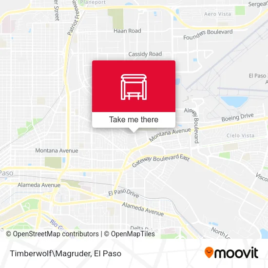 Mapa de Timberwolf\Magruder