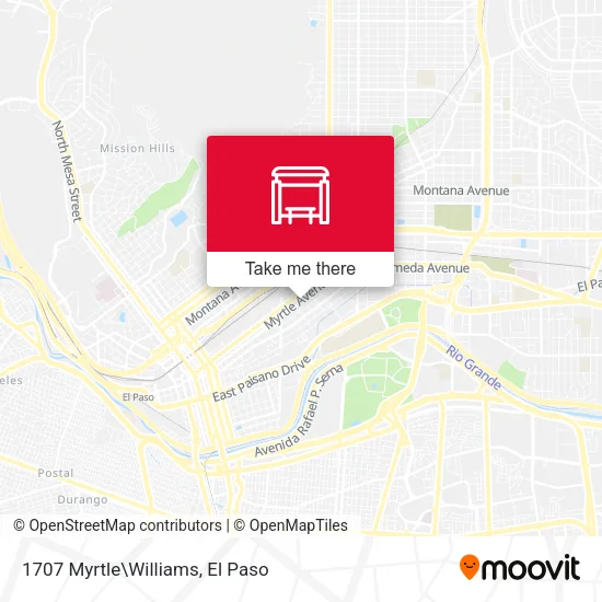Mapa de 1707 Myrtle\Williams