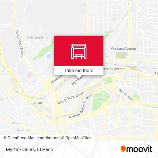 Mapa de Myrtle\Dallas