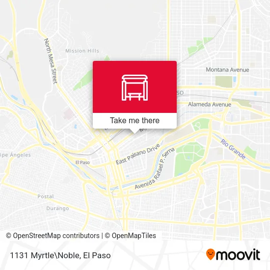 Mapa de 1131 Myrtle\Noble