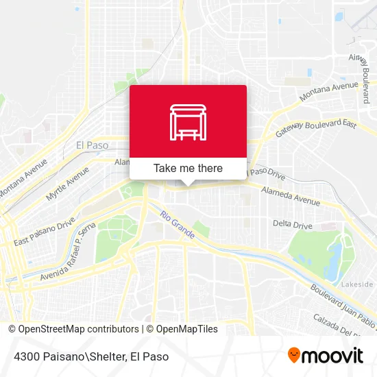 Mapa de 4300 Paisano\Shelter