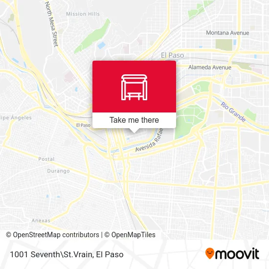 Mapa de 1001 Seventh\St.Vrain