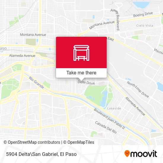 Mapa de 5904 Delta\San Gabriel