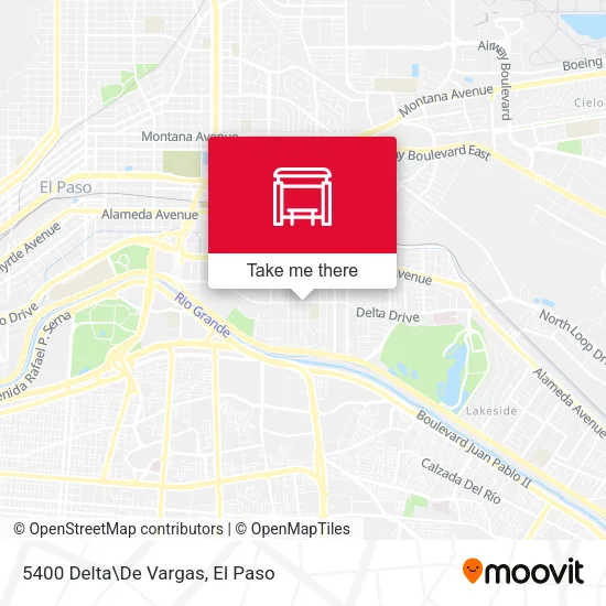 Mapa de 5400 Delta\De Vargas