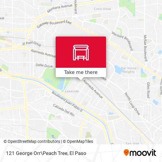 121 George Orr\Peach Tree map