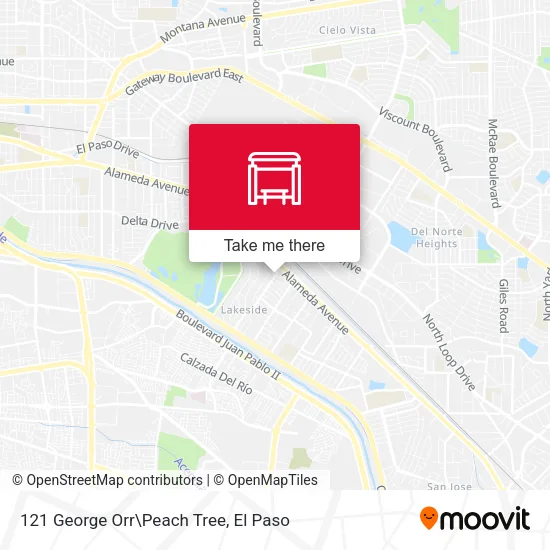 Mapa de 121 George Orr\Peach Tree