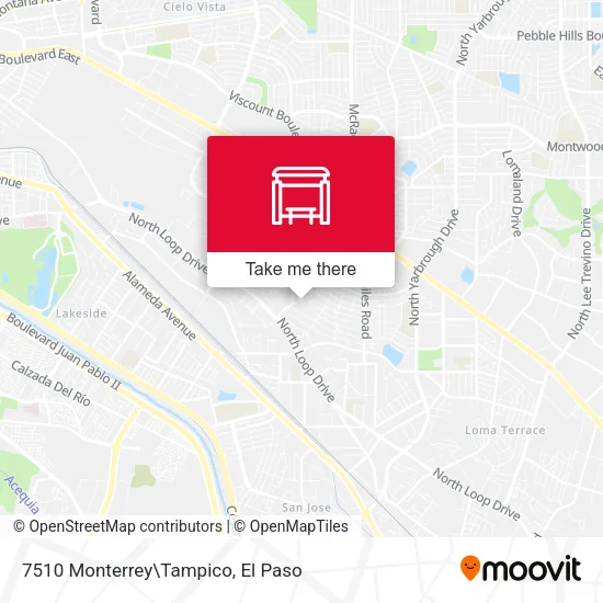 Mapa de 7510 Monterrey\Tampico