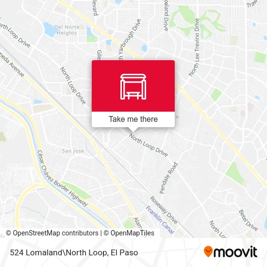 Mapa de 524 Lomaland\North Loop