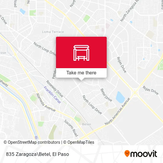 Mapa de 835 Zaragoza\Betel
