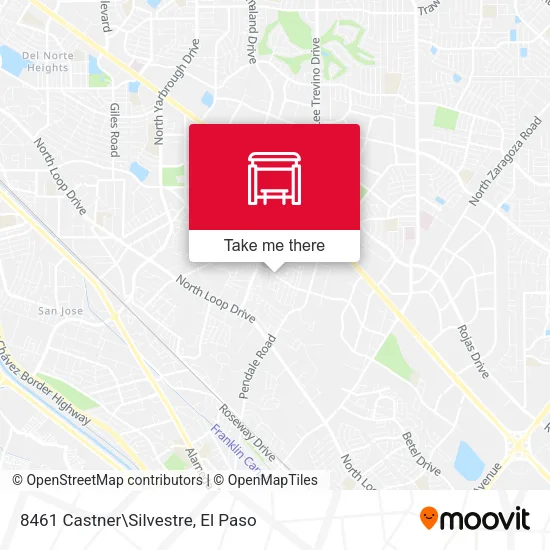 Mapa de 8461 Castner\Silvestre