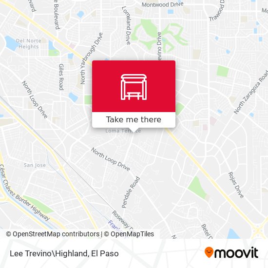 Mapa de Lee Trevino\Highland