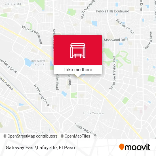 Mapa de Gateway East\Lafayette
