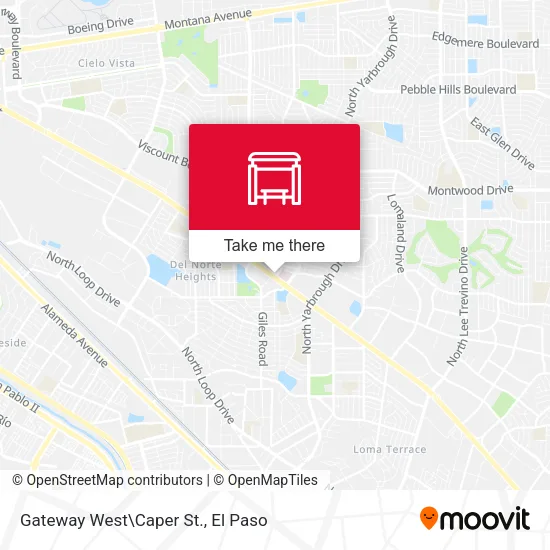 Mapa de Gateway West\Caper St.