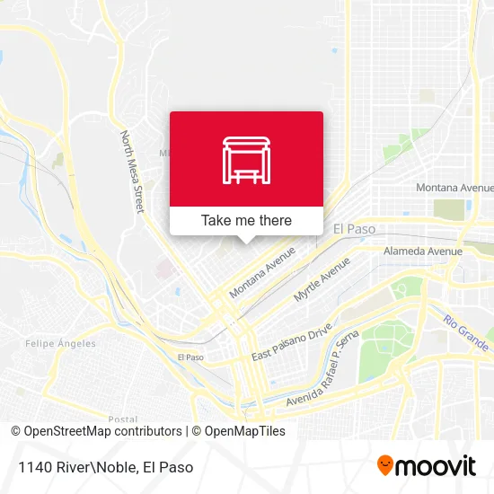 Mapa de 1140 River\Noble