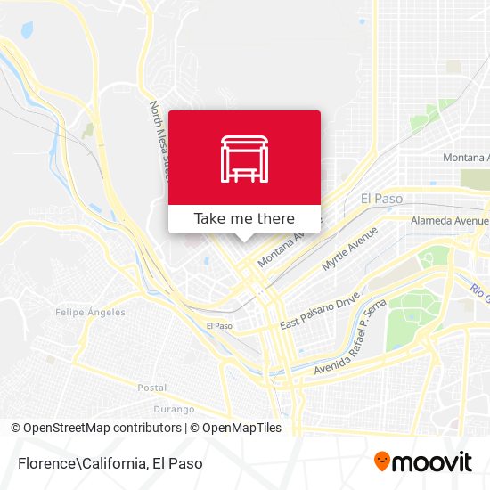 Florence\California map