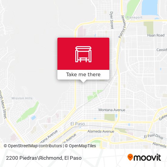 Mapa de 2200 Piedras\Richmond