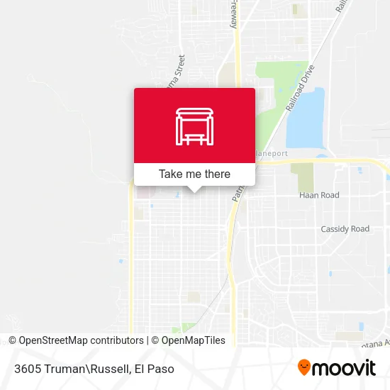 3605 Truman\Russell map