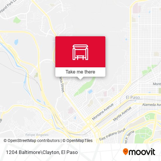 1204 Baltimore\Clayton map