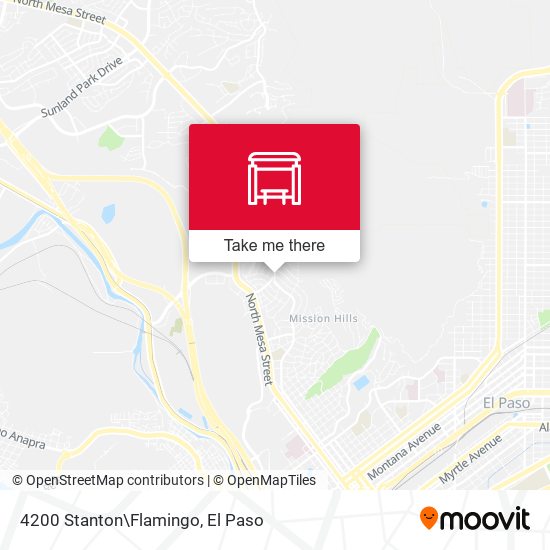 Mapa de 4200 Stanton\Flamingo