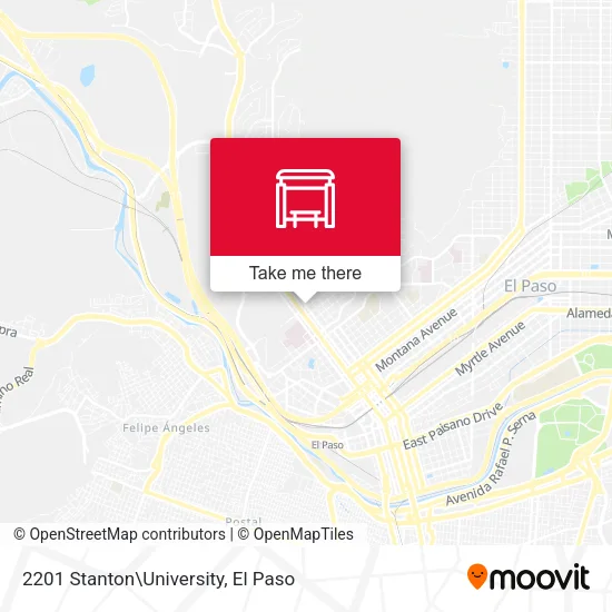 Mapa de 2201 Stanton\University