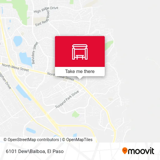 Mapa de 6101 Dew\Balboa