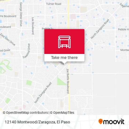 Mapa de 12140 Montwood/Zaragoza