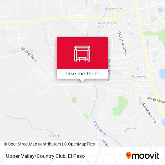 Upper Valley\Country Club map