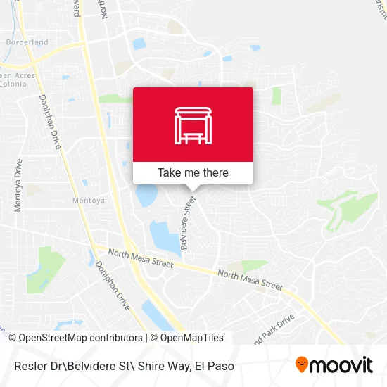 Mapa de Resler Dr\Belvidere St\ Shire Way