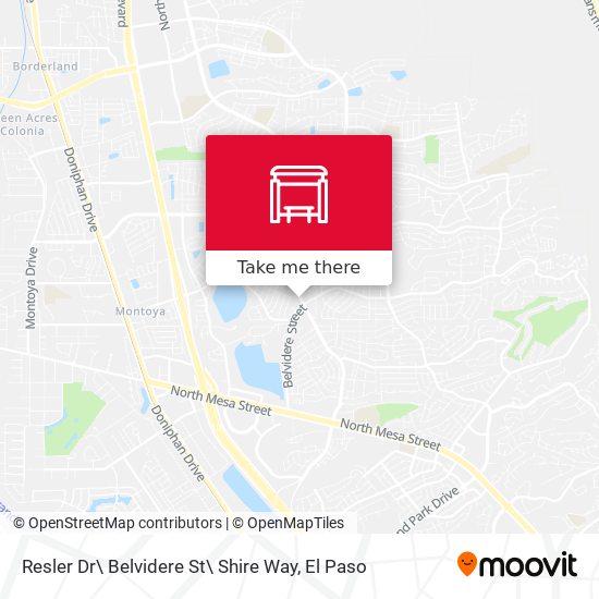 Resler Dr\ Belvidere St\ Shire Way map