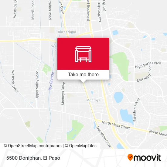Mapa de 5500 Doniphan