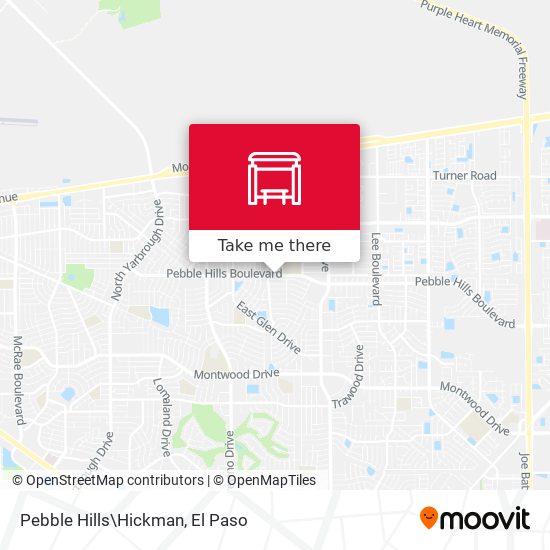 Mapa de Pebble Hills\Hickman