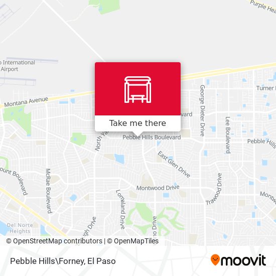 Pebble Hills\Forney map