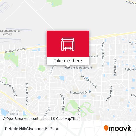 Pebble Hills\Ivanhoe map