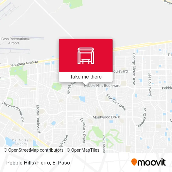 Mapa de Pebble Hills\Fierro
