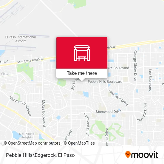 Mapa de Pebble Hills\Edgerock