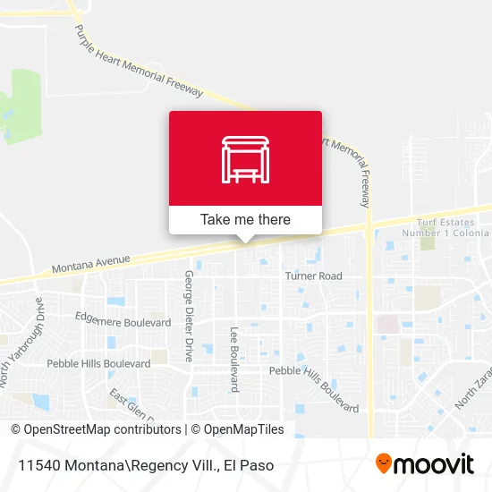 11540 Montana\Regency Vill. map
