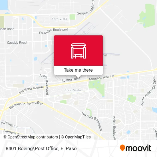 Mapa de 8401 Boeing\Post Office