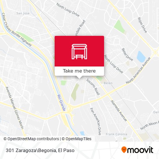 Mapa de 301 Zaragoza\Begonia