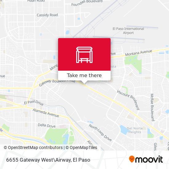 6655 Gateway West\Airway map