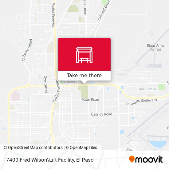 7400 Fred Wilson\Lift Facility map