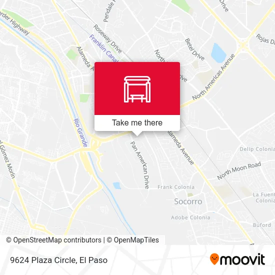 Mapa de 9624 Plaza Circle