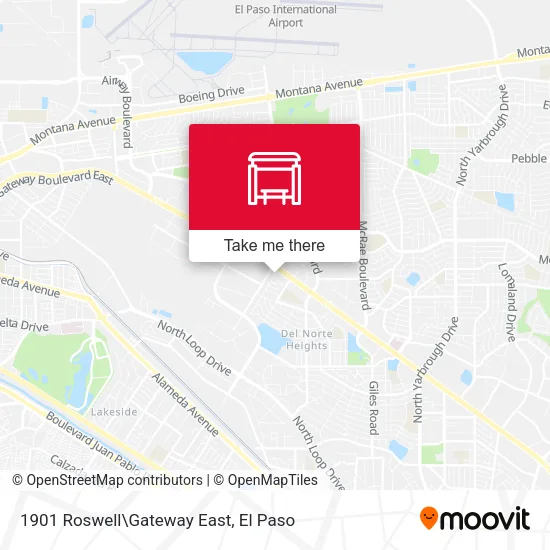 Mapa de 1901 Roswell\Gateway East